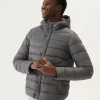 New Jorge Charcoal Hooded Puffer Jacket Men Down Jackets And Jackets