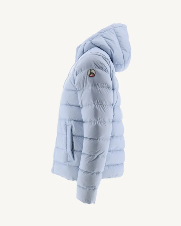 Cheap Jorge Hooded Puffer Jacket Light Blue Men Down Jackets And Jackets