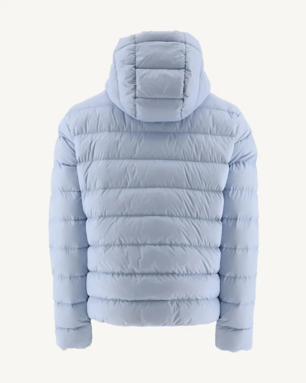 Cheap Jorge Hooded Puffer Jacket Light Blue Men Down Jackets And Jackets