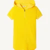 Cheap Kid'S Citron Hooded Cotton Terry Dress Mini Kids Clothes