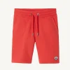 Hot Kids Pereira Bright Red Organic Cotton Shorts Kids Clothes