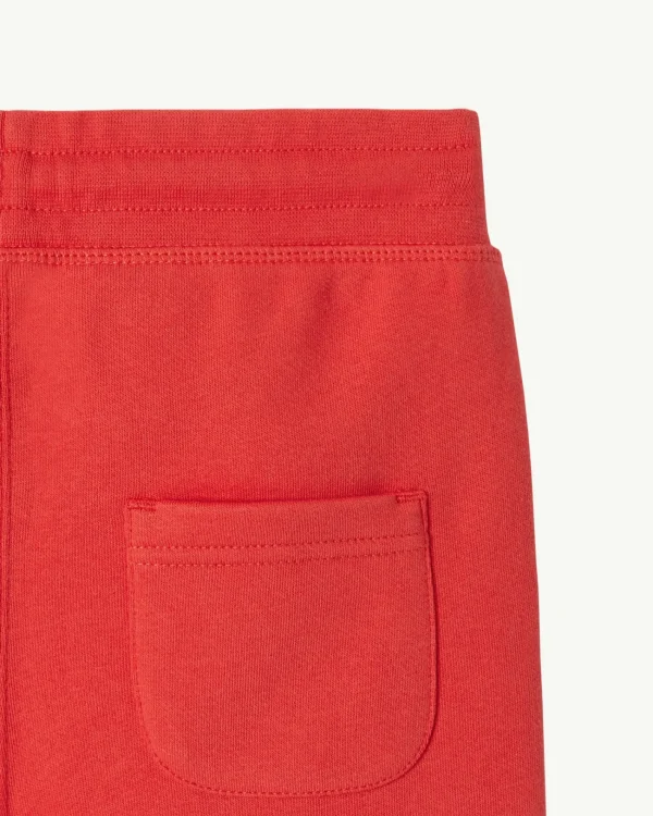 Hot Kids Pereira Bright Red Organic Cotton Shorts Kids Clothes