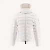 Clearance Lacquered Hooded Down Jacket For Children Grand Froid White Opal Kids Down Jackets