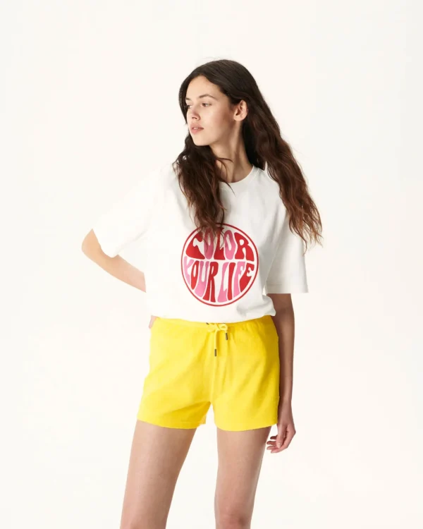 Cheap Lemon Alicante Terry Shorts Women Clothes