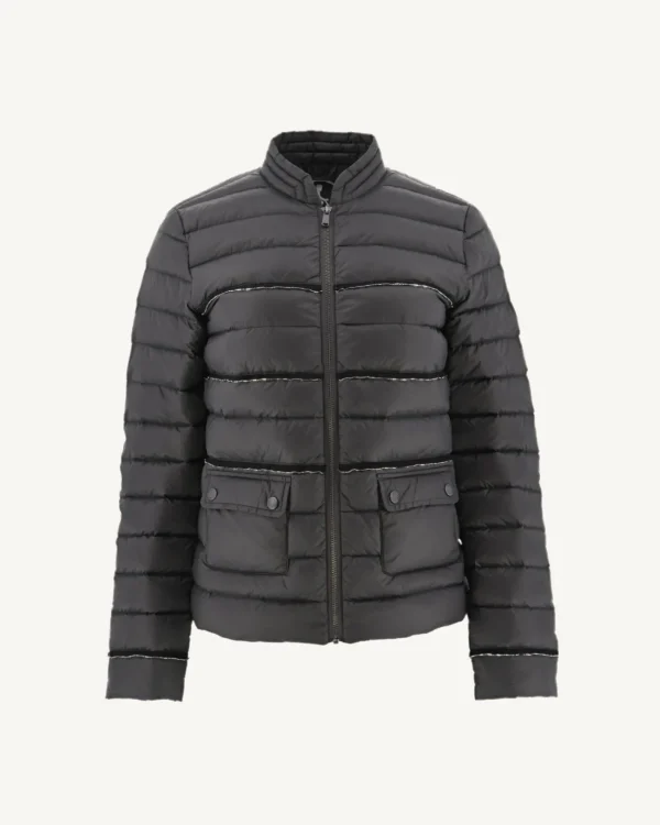 Outlet Light Anthracite Andorra Short Jacket Women Down Jackets & Jackets