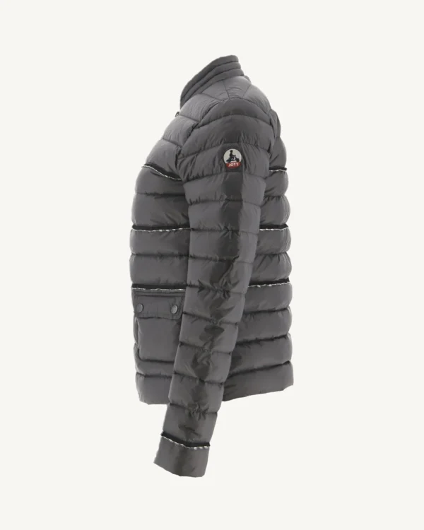 Outlet Light Anthracite Andorra Short Jacket Women Down Jackets & Jackets