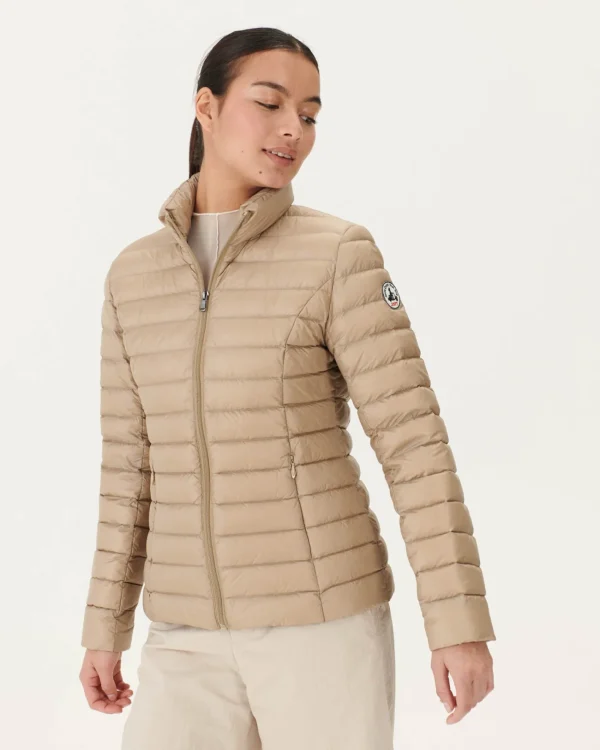 Flash Sale Light Down Jacket Beige Cha Women Down Jackets & Jackets