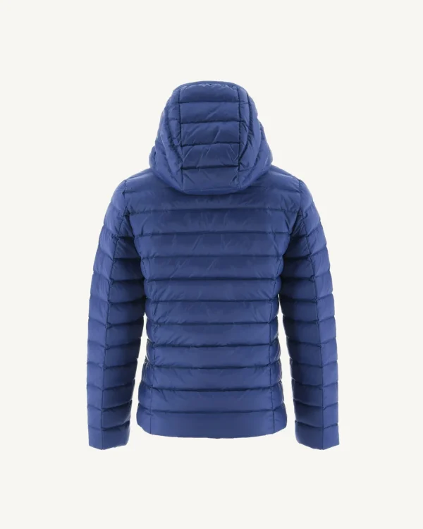 Flash Sale Light Hooded Children'S Down Jacket Dark Denim Carla Kids Down Jackets