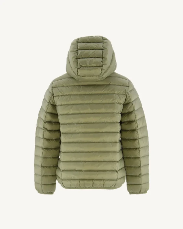 Flash Sale Light Khaki Children'S Lightweight Hooded Down Jacket Hugo Kids Down Jackets