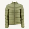 Cheap Light Khaki Matte Lightweight Padded Jacket Men Down Jackets And Jackets