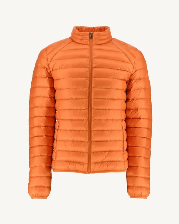 Fashion Light Orange Mat Down Jacket Men Down Jackets And Jackets