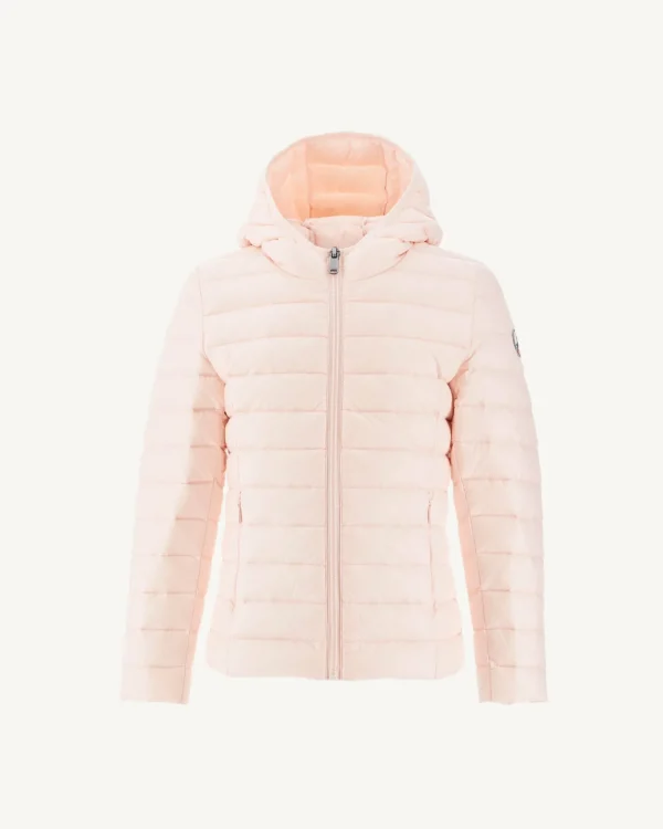 Best Light Pink Carla Children'S Light Hooded Down Jacket Kids Down Jackets