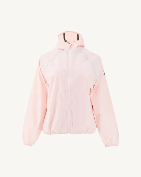 Shop Light Pink Singapore Packable Waterproof Jacket Women Down Jackets & Jackets