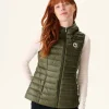 Sale Light Sleeveless Army Mali Down Jacket Women Down Jackets & Jackets