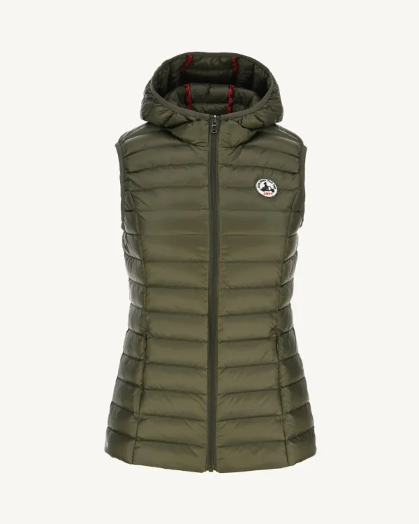 Sale Light Sleeveless Army Mali Down Jacket Women Down Jackets & Jackets