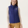 Outlet Light Sleeveless Down Jacket Dark Denim Seda Women Down Jackets & Jackets