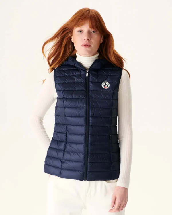 Flash Sale Light Sleeveless Down Jacket Navy Mali Women Down Jackets & Jackets