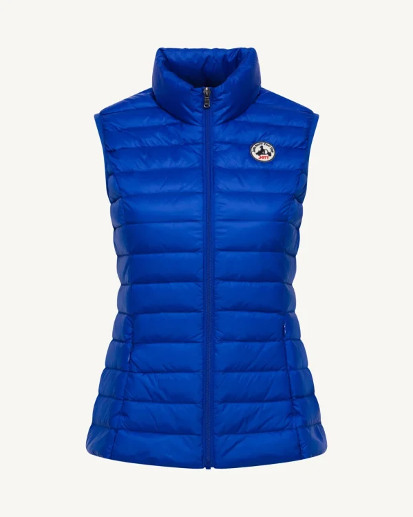 New Light Sleeveless Down Jacket Royal Blue Seda Women Down Jackets & Jackets