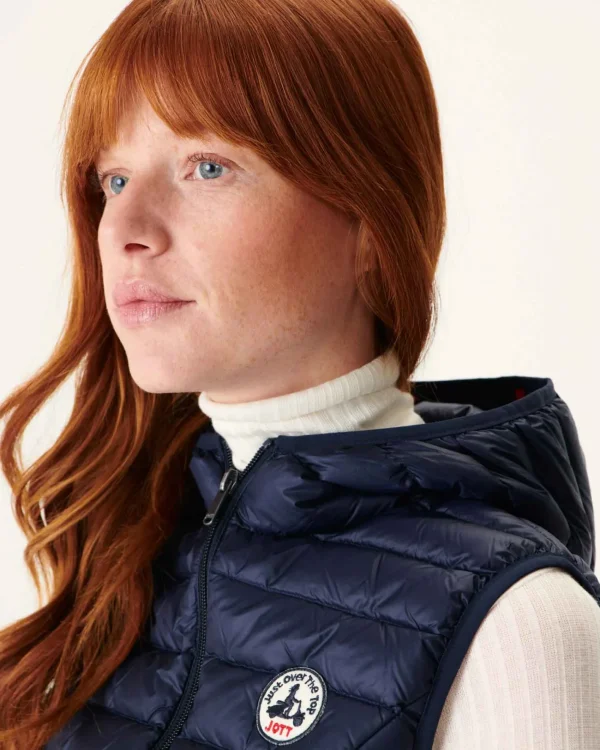 Flash Sale Light Sleeveless Down Jacket Navy Mali Women Down Jackets & Jackets