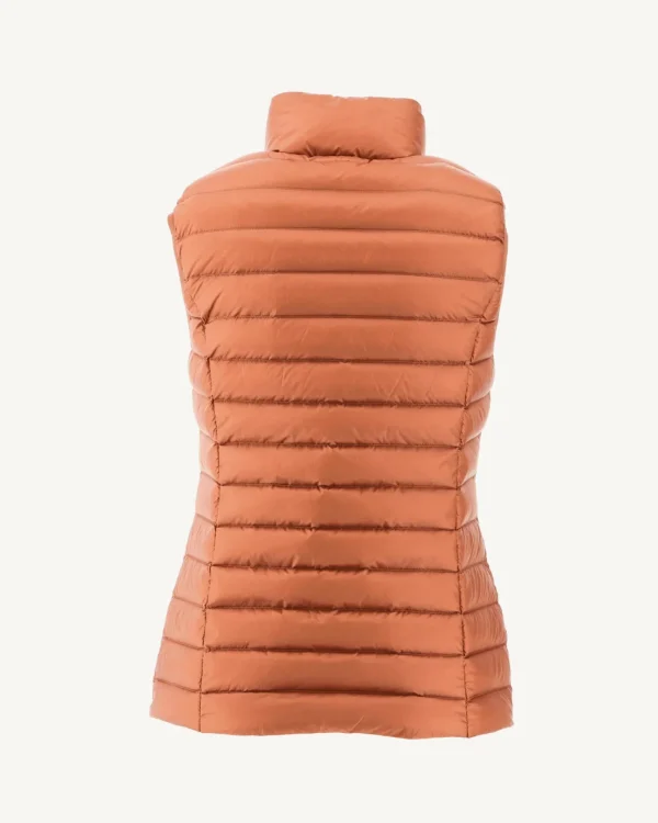 Sale Light Sleeveless Down Jacket Camel Seda Women Down Jackets & Jackets