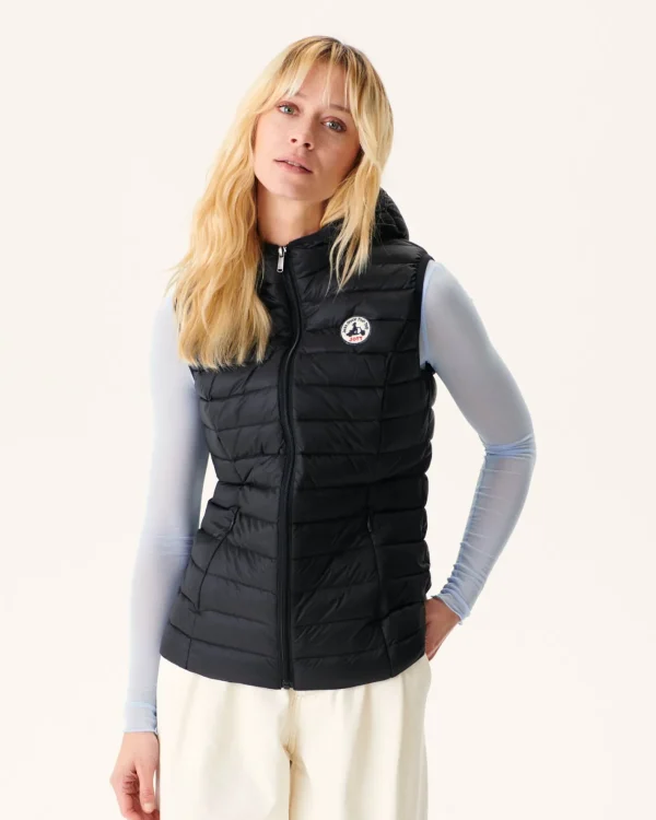 Outlet Light Sleeveless Padded Jacket Black Mali Women Down Jackets & Jackets