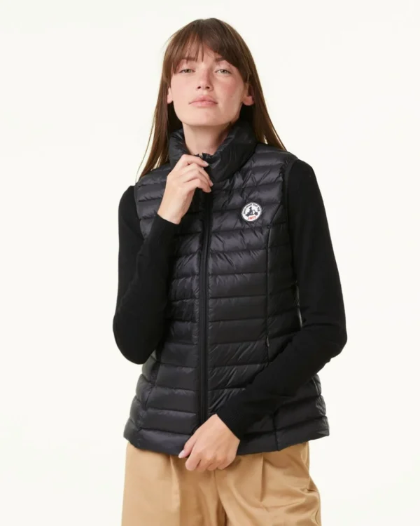 Store Light Sleeveless Padded Jacket Black Seda Women Down Jackets & Jackets