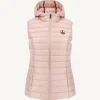 Best Sale Light Sleeveless Padded Jacket Pale Pink Mali Women Down Jackets & Jackets