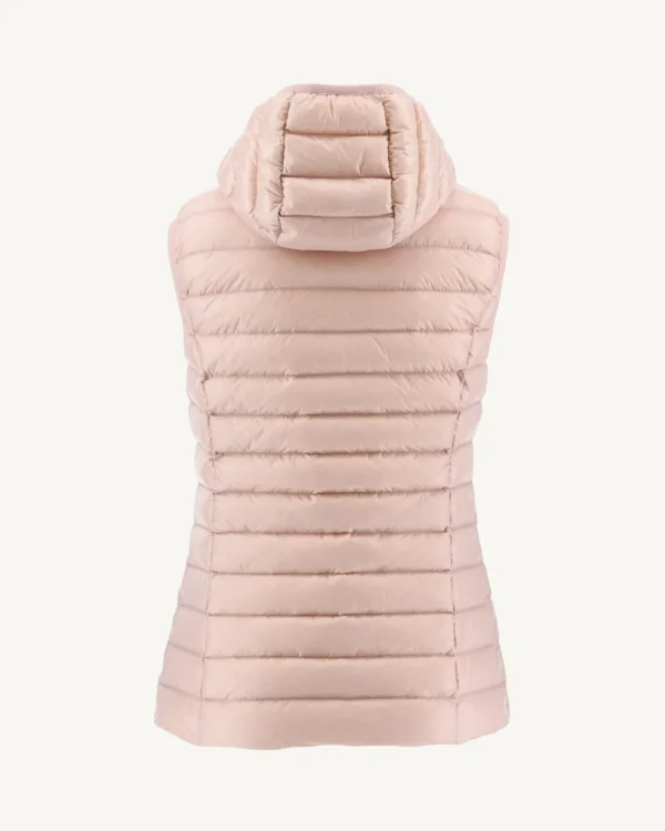 Best Sale Light Sleeveless Padded Jacket Pale Pink Mali Women Down Jackets & Jackets