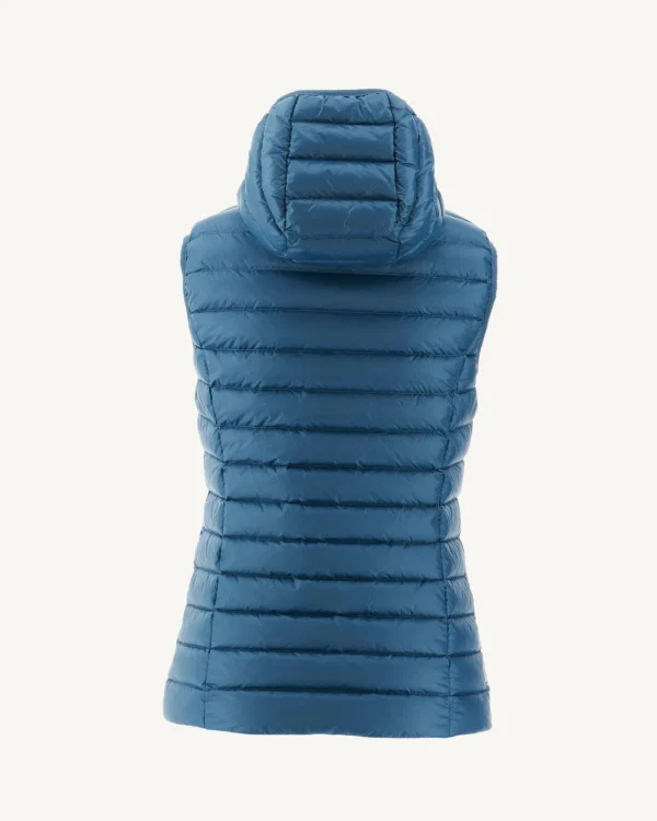 Sale Light Sleeveless Padded Jacket Jeans Blue Mali Women Down Jackets & Jackets