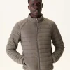 Best Sale Light Stretch Down Jacket Taupe Aragon Men Down Jackets And Jackets