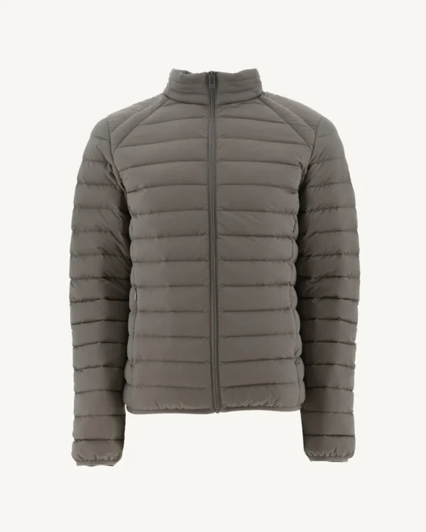 Best Sale Light Stretch Down Jacket Taupe Aragon Men Down Jackets And Jackets