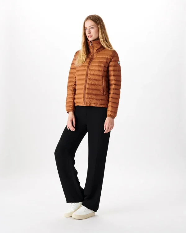 Best Sale Lightweight Caramel Louisa Down Jacket Women Down Jackets & Jackets