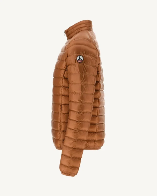 Online Lightweight Caramel Mat Down Jacket Men Down Jackets And Jackets