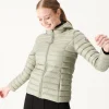 Online Lightweight Hooded Down Jacket Sage Cloe Women Down Jackets & Jackets