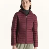 Best Lightweight Hooded Down Jacket Aubergine Cloe Women Down Jackets & Jackets