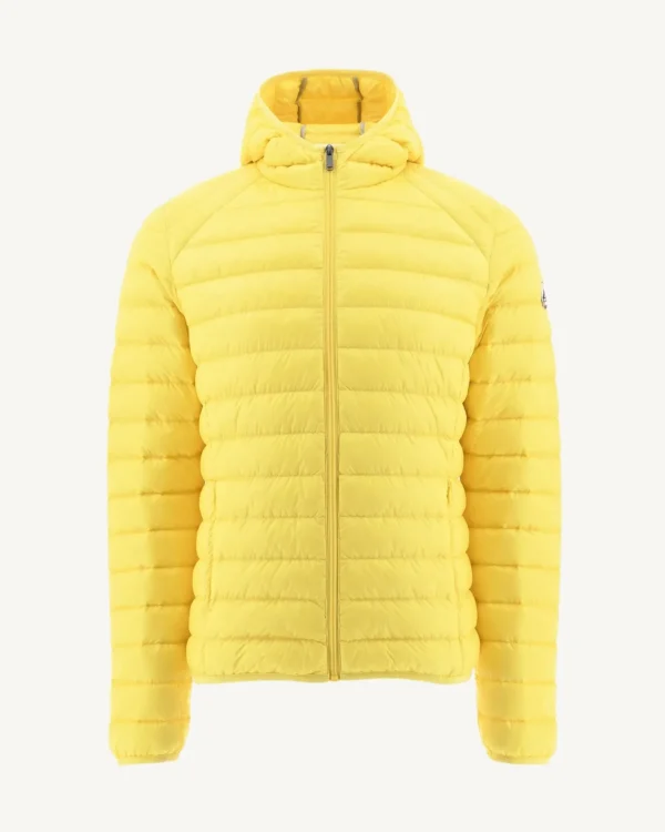 Store Lightweight Hooded Down Jacket Light Yellow Nico Men Down Jackets And Jackets