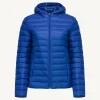 Best Lightweight Hooded Down Jacket Royal Blue Cloe Women Down Jackets & Jackets