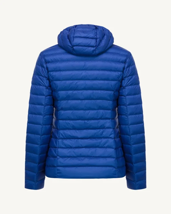 Best Lightweight Hooded Down Jacket Royal Blue Cloe Women Down Jackets & Jackets