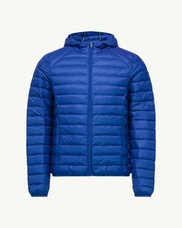 Best Sale Lightweight Hooded Puffer Jacket Royal Blue Nico Men Down Jackets And Jackets