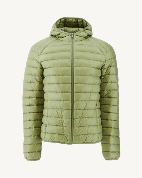 Store Lightweight Hooded Puffer Jacket Light Khaki Nico Men Down Jackets And Jackets