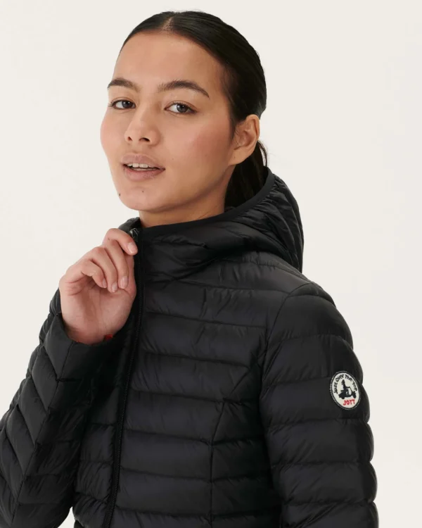 Flash Sale Lightweight Hooded Puffer Jacket Noir Cloe Women Down Jackets & Jackets