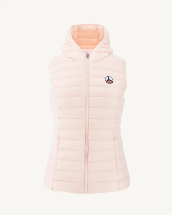 Sale Lightweight Sleeveless Padded Jacket Light Pink Mali Women Down Jackets & Jackets