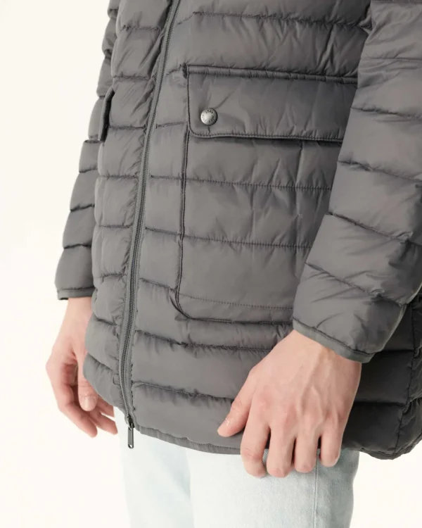 Best Long Anthracite Down Jacket Luc Men Down Jackets And Jackets