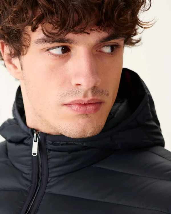 Outlet Long Down Jacket Noir Luc Men Down Jackets And Jackets