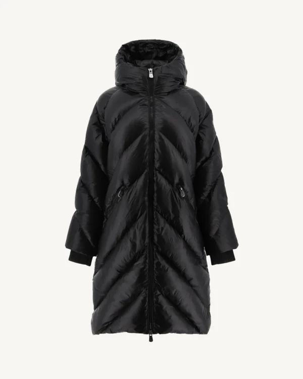 Best Sale Long Great Cold Padded Jacket Black Comet Women Down Jackets & Jackets