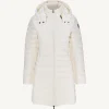 Hot Long Hooded Down Jacket White Vero Women Down Jackets & Jackets