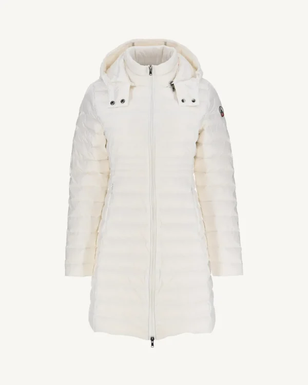 Hot Long Hooded Down Jacket White Vero Women Down Jackets & Jackets