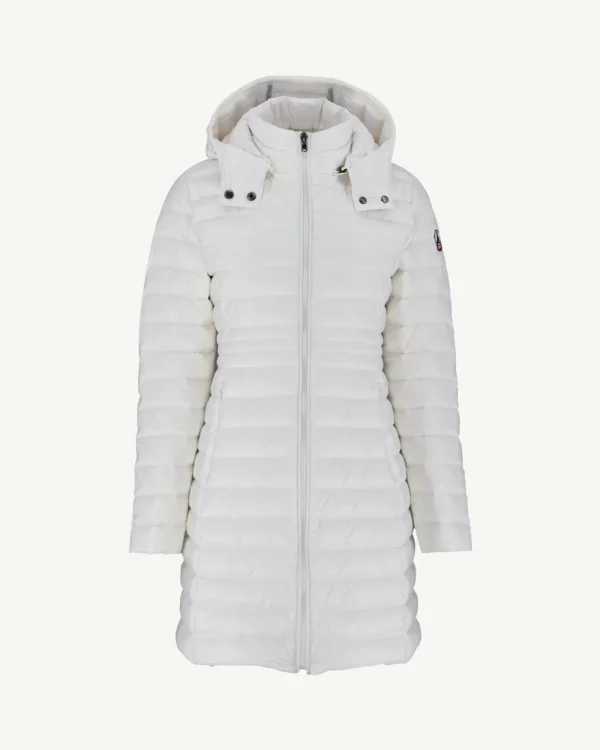 Hot Long Hooded Down Jacket White Vero Women Down Jackets & Jackets