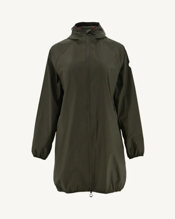 Outlet Long Hooded Jacket Army Copenhagen Women Down Jackets & Jackets