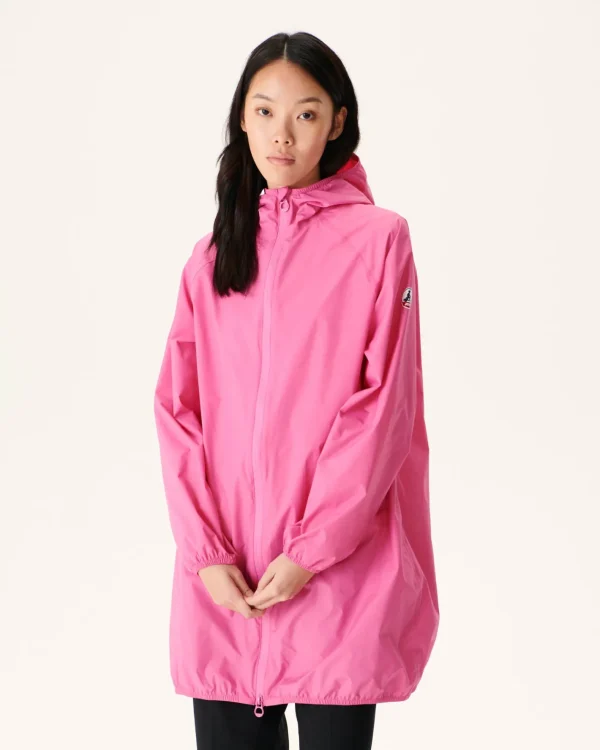 Best Sale Long Hooded Jacket Intense Pink Copenhagen Women Down Jackets & Jackets